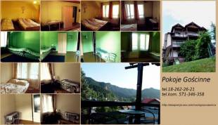 Pokoje gościnne do wynajęcia Szczawnica Pieniny